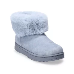 SO® Coatimundi Women's Faux-Fur Winter Boots -Cheap SO Store 4536859 Blue