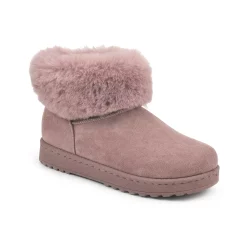 SO® Coatimundi Women's Faux-Fur Winter Boots -Cheap SO Store 4536859 Mauve