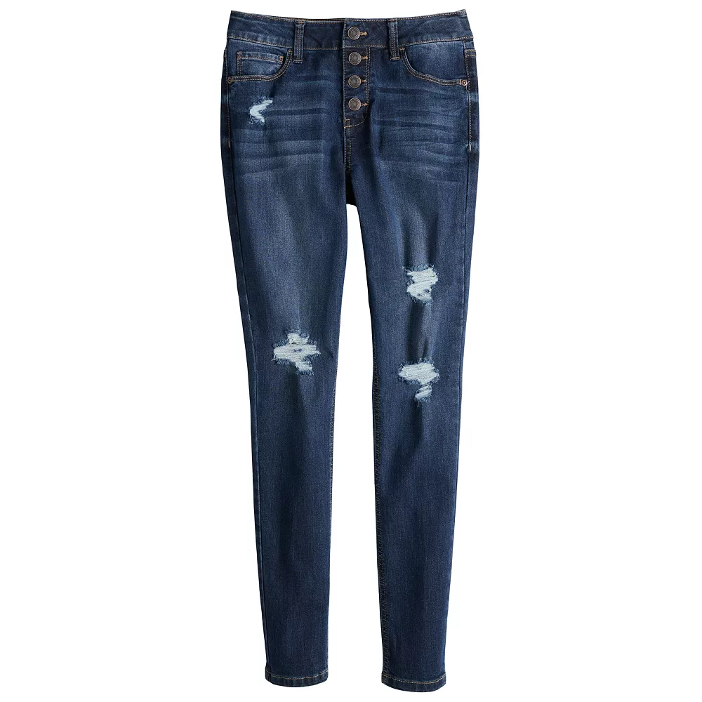 Girls 4-20 SO® Superstar Highrise Skinny Jeans in Regular & Plus Sizes 4 Girls 4-20 SO® Superstar Highrise Skinny Jeans in Regular & Plus Sizes - Image 4