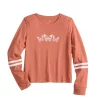 Girls 4-18 & Plus SO® Favorite Boxy Long-Sleeve Tee