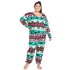 Juniors' Plus Size SO® Boxy Long Sleeve Pajama Top & Pajama Pants Set