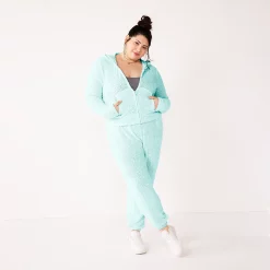 Juniors' Plus Size SO® Cozy Zip Hoodie -Cheap SO Store 5156039 ALT2