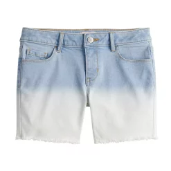 Girls 6-20 SO® Favorite Raw Hem Midi Shorts in Regular & Plus