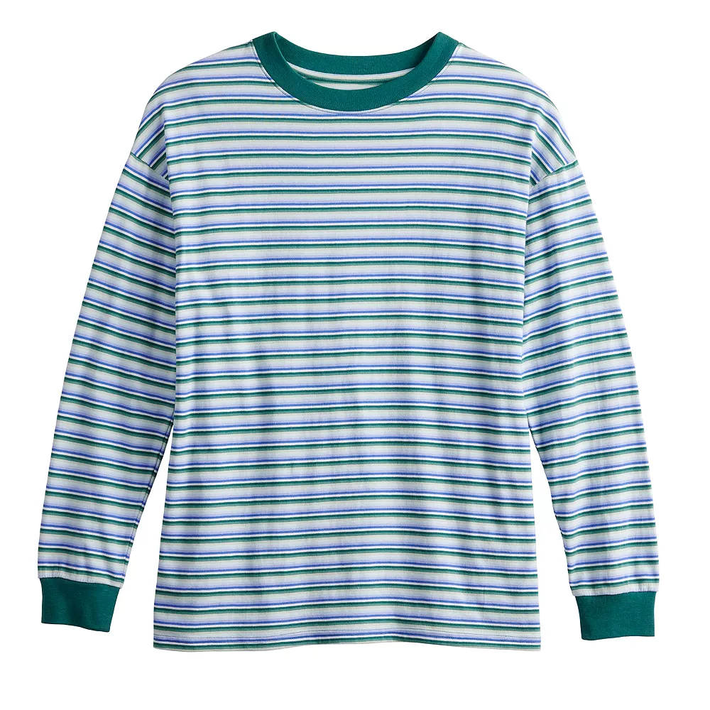 Juniors' SO® Long Sleeve Boyfriend Tee 10 Juniors' SO® Long Sleeve Boyfriend Tee - Image 10