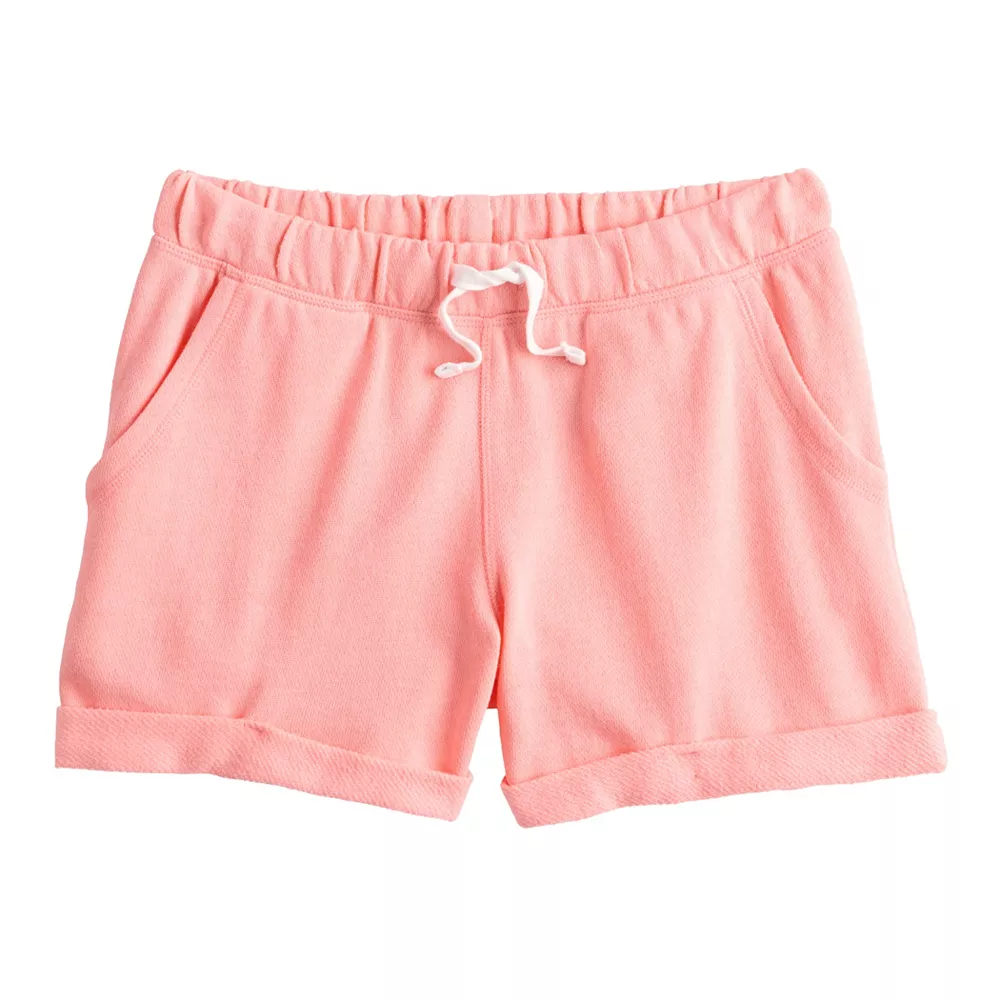 Girls 7-16 SO® French Terry Roll Cuff Shorts 8 Girls 7-16 SO® French Terry Roll Cuff Shorts - Image 8
