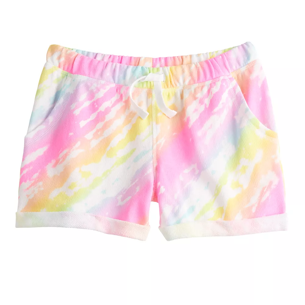 Girls 7-16 SO® French Terry Roll Cuff Shorts 2 Girls 7-16 SO® French Terry Roll Cuff Shorts - Image 2