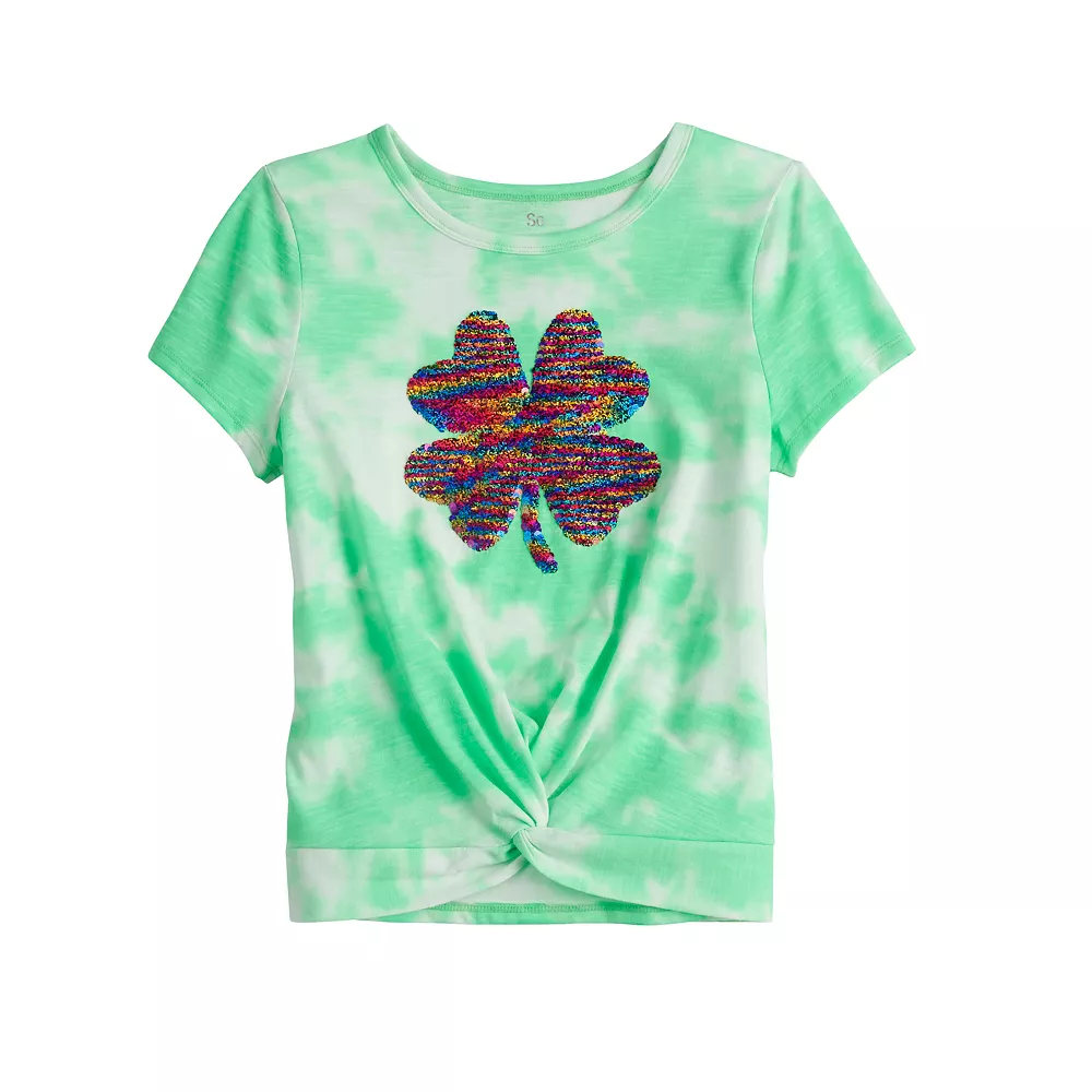 Girls 7-20 SO® Twist Front Graphic Tee in Regular & Plus 8 Girls 7-20 SO® Twist Front Graphic Tee in Regular & Plus - Image 8