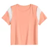 Girls 6-20 SO® Favorite Colorblock Boxy Tee in Regular & Plus Size
