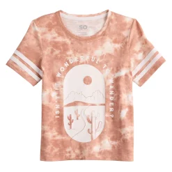 Girls 6-20 SO® Favorite Boxy Graphic Tee in Regular & Plus -Cheap SO Store 5274724 Wonderful To Wander