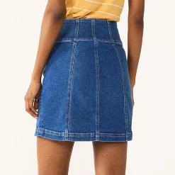 Juniors' SO® High-Rise Side Notch Mini Skirt 7 Juniors' SO® High-Rise Side Notch Mini Skirt -Cheap SO Store 5317466 ALT