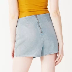 Juniors' SO® Wrap Mini Skort -Cheap SO Store 5317470 ALT