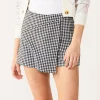 Juniors' SO® Wrap Mini Skort