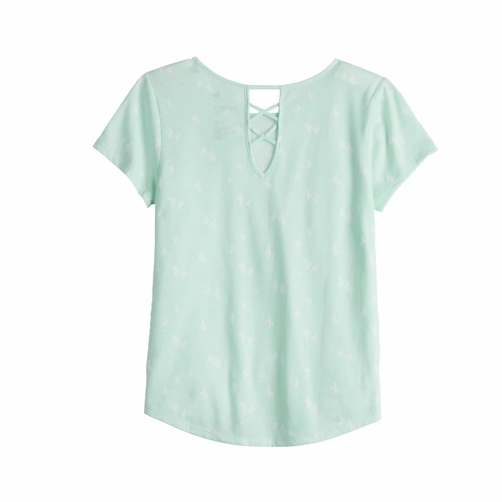 Girls 6-20 SO® Lattice Back Favorite Tee in Regular & Plus 13 Girls 6-20 SO® Lattice Back Favorite Tee in Regular & Plus - Image 13