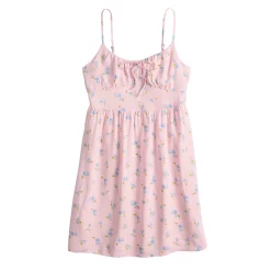 Juniors' SO® Tie Front Fit And Flare Mini Dress -Cheap SO Store 5341980 ALT5