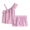Girls 6-20 SO® One Shoulder Top & Shorts Set in Regular & Plus