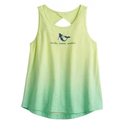 Girls 6-20 SO® Twist Back Keyhole Tank Top in Regular & Plus -Cheap SO Store 5500363 Mermaid Dip Dye