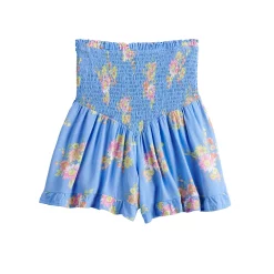 Juniors' SO® Smocked Waist Ruffled Hem Shorts -Cheap SO Store 5510478 ALT5