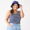 Juniors' Plus Size SO® Henley Tank Top