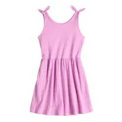 Girls 7-20 SO® Knot Strap Babydoll Dress in Regular & Plus Size -Cheap SO Store 5511391 Melrose Pink