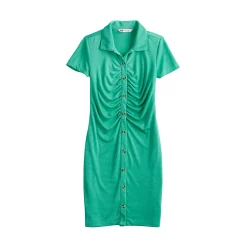 Juniors' SO® Slinky Bodycon Polo Dress -Cheap SO Store 5515840 ALT5