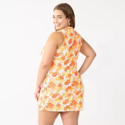 Juniors' Plus Size SO® Terry Cloth Cinched Keyhole Bodycon Mini Dress -Cheap SO Store 5519598 ALT