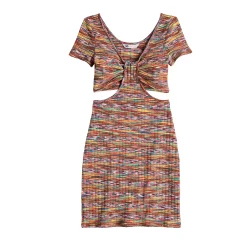 Juniors' SO® Spacedye Cut-Out Dress -Cheap SO Store 5521550 ALT5