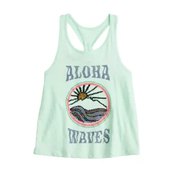 Girls 6-20 SO® Racerback Graphic Tank Top in Regular & Plus 15 Girls 6-20 SO® Racerback Graphic Tank Top in Regular & Plus -Cheap SO Store 5524711 ALT