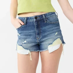 Juniors' SO® Super High-Rise Cutoff Shortie Shorts -Cheap SO Store 5556980 Light