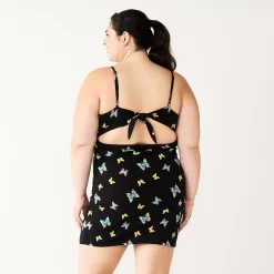 Juniors' Plus Size SO® Back-Tie Bodycon Mini Dress -Cheap SO Store 5562621 ALT