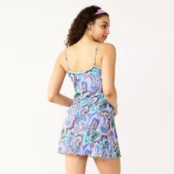 Juniors' SO® Ruffled Print Fit & Flare Mini Dress -Cheap SO Store 5571674 ALT