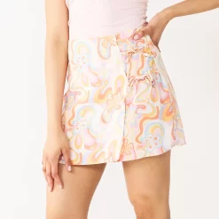 Juniors' SO® Double-Tie Wrap Mini Skirt