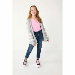 Girls 6-20 SO® Cinch Front Lettuce Hem Tee -Cheap SO Store 5578128 ALT9