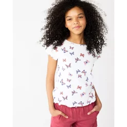 Girls 6-20 SO® Textured Tee in Regular & Plus -Cheap SO Store 5579819 ALT9