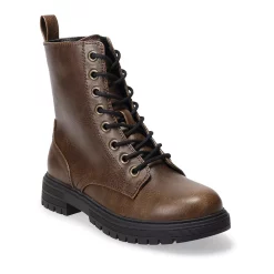 SO® Reindeer Women's Combat Boots -Cheap SO Store 5579850 Brown