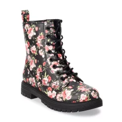 SO® Reindeer Women's Combat Boots -Cheap SO Store 5579850 Floral