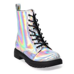 SO® Reindeer Women's Combat Boots -Cheap SO Store 5579850 Iridescent