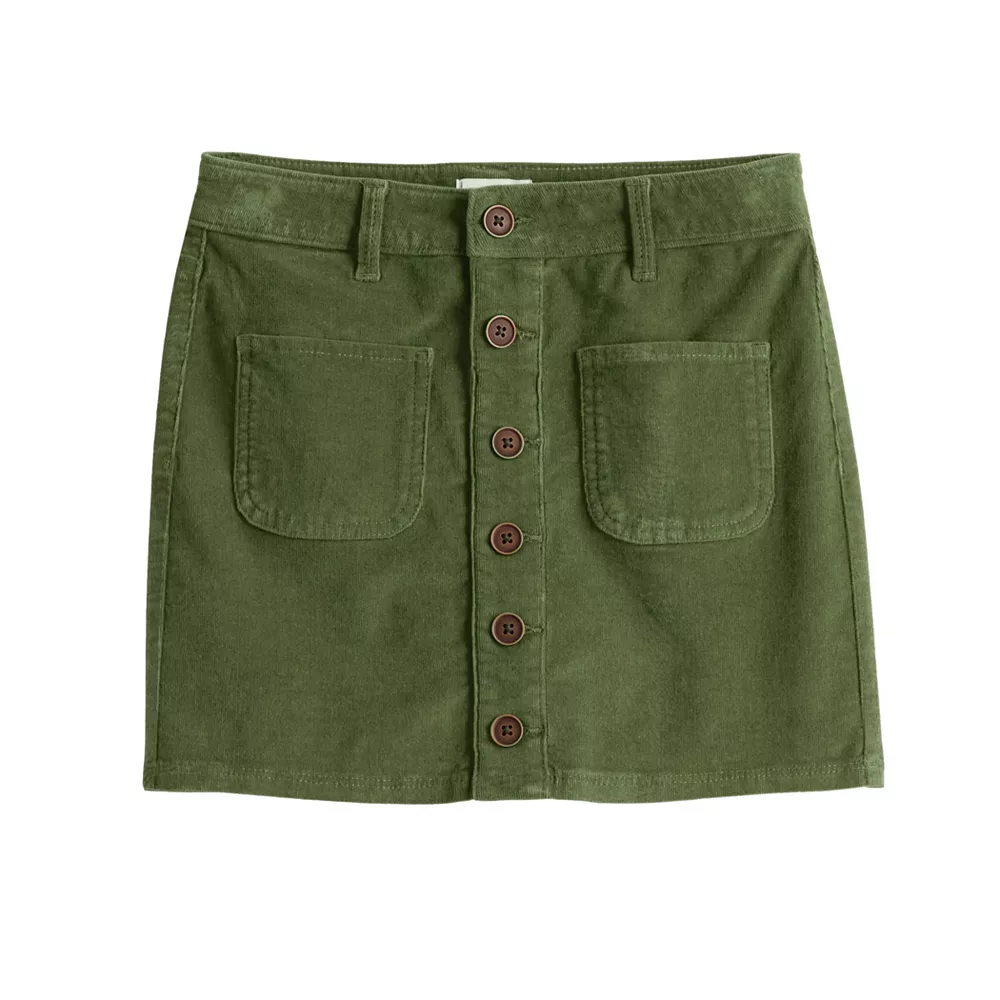 Girls 6-20 SO® Favorite Corduroy Skirt in Regular & Plus 3 Girls 6-20 SO® Favorite Corduroy Skirt in Regular & Plus - Image 3