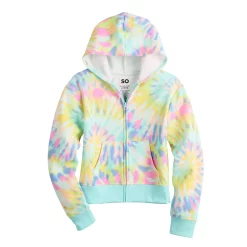Girls 6-20 SO® Favorite Fleece Full Zip Top