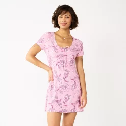 Juniors' SO® Cinched Front Fit & Flare Peasant Dress -Cheap SO Store 5584010 Purple Folk Floral