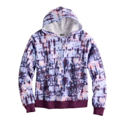 Girls 6-20 SO® Favorite Fleece Pullover Hoodie in Regular & Plus -Cheap SO Store 5585587 Purple Dye