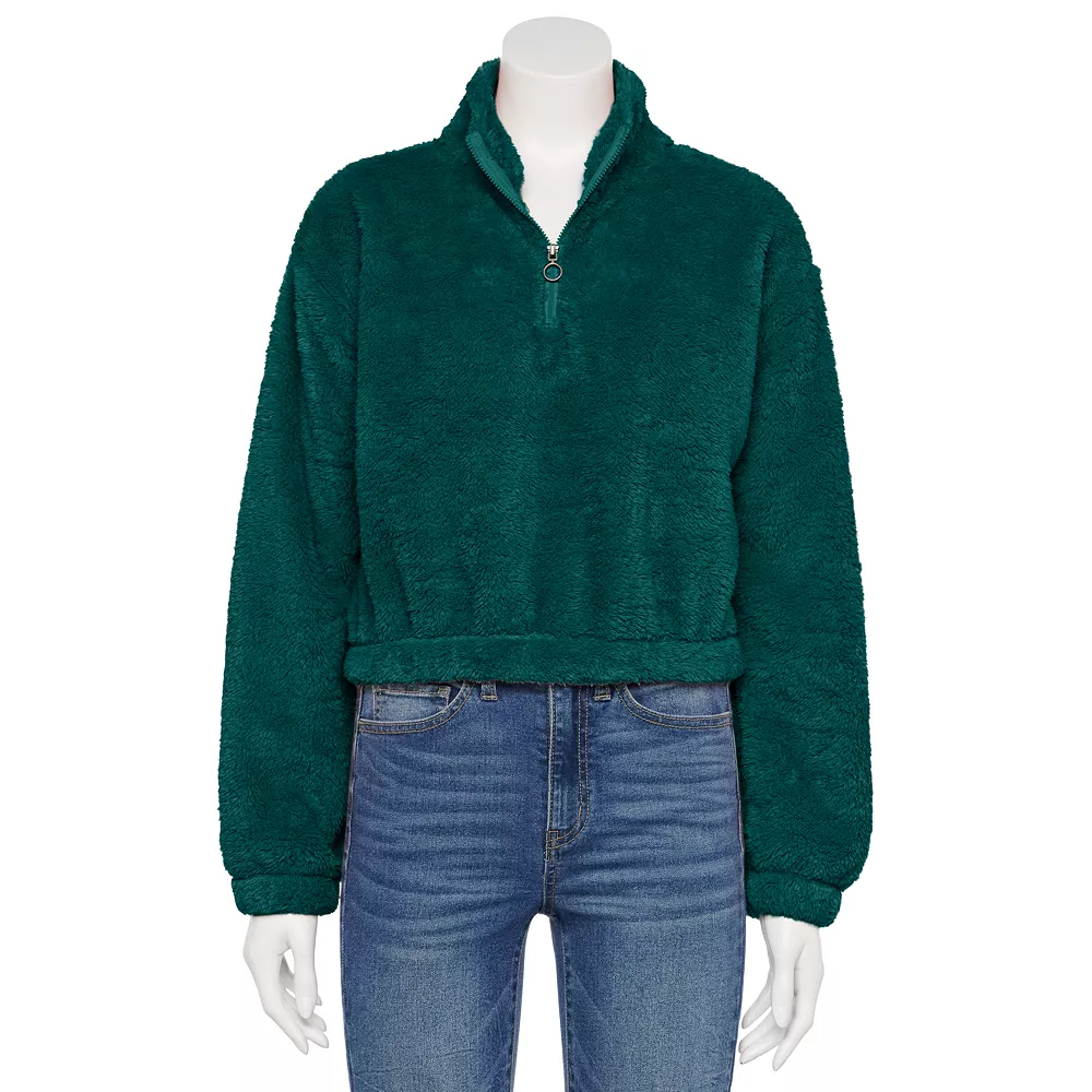 Juniors' SO® Sherpa Quarter-Zip Pullover 5 Juniors' SO® Sherpa Quarter-Zip Pullover - Image 5