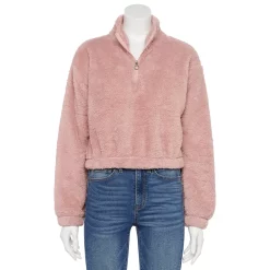 Juniors' SO® Sherpa Quarter-Zip Pullover 19 Juniors' SO® Sherpa Quarter-Zip Pullover -Cheap SO Store 5609880 Lavender Dawn