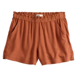 Girls 6-20 SO® Paperbag Waist Pull-On Shorts -Cheap SO Store 5611918 Cinnamon