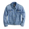 Girls 6-20 SO® 90's Loose Denim Jacket in Regular & Plus Size