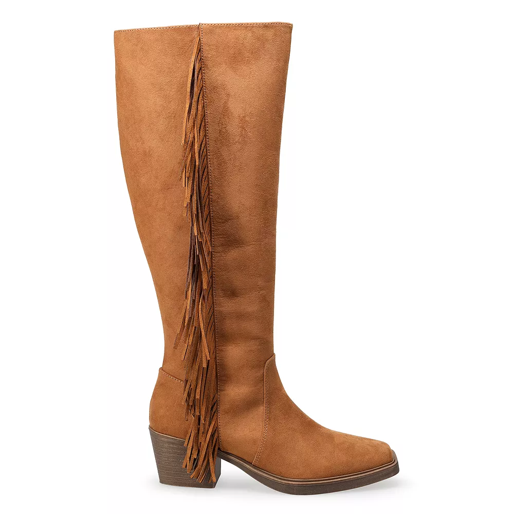 SO® Singalong Women's Fringe Knee-High Boots 3 SO® Singalong Women's Fringe Knee-High Boots - Image 3