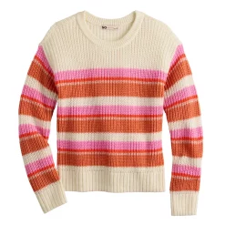 Girls 6-20 SO® Knit Crewneck Sweater in Regular & Plus Size
