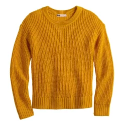 Girls 6-20 SO® Knit Crewneck Sweater in Regular & Plus Size -Cheap SO Store 5653221 Golden Flair