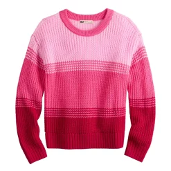 Girls 6-20 SO® Knit Crewneck Sweater in Regular & Plus Size -Cheap SO Store 5653221 Pink Ombre