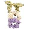 SO® 3 Pack Plaids With Bow Scrunchie Set