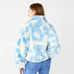 Juniors' SO® Sherpa Full Zip Jacket -Cheap SO Store 5679058 ALT